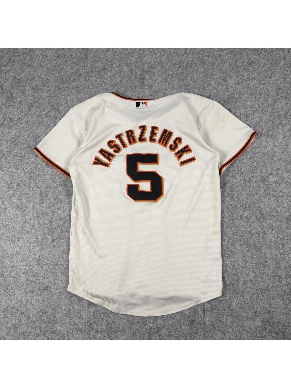 Vintage Nike Youth SAN Fancisco Giants Yastrzemski Home MLB Jersey Size M